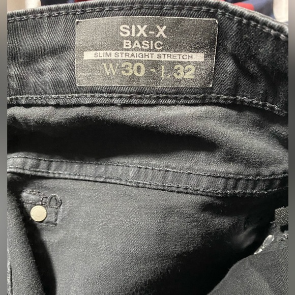 Buffalo Six-X Men’s Black Slim Straight Jeans Size 30x32 - Picture 3 of 3